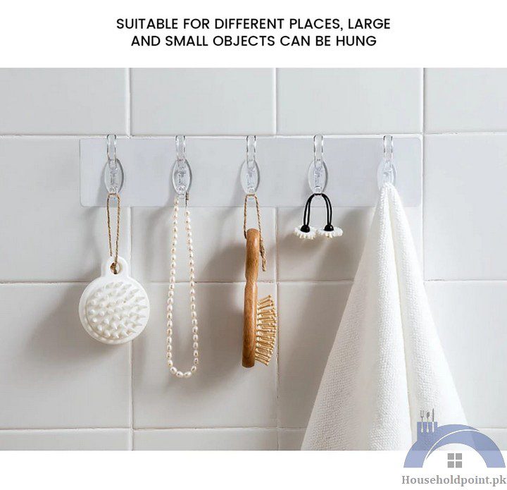 Transparent 5 Hanger Row Sticker (Pack Of 2)