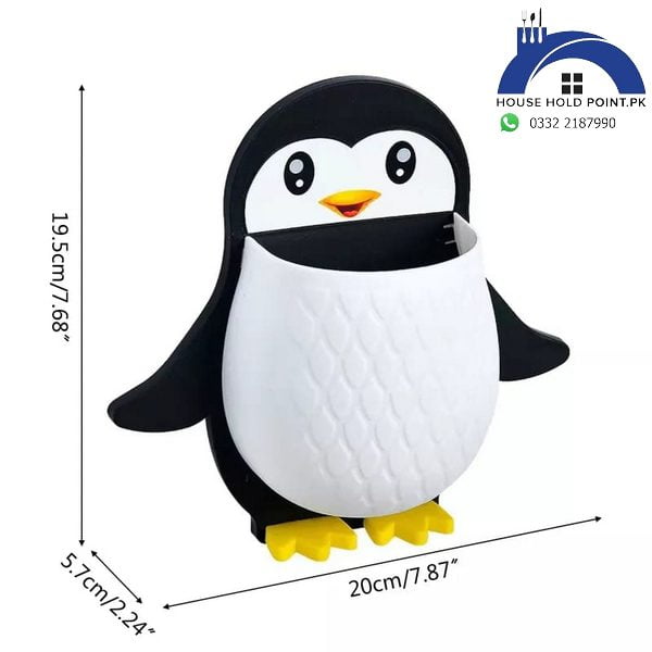 Cute Cartoon Penguin Wall Organizer