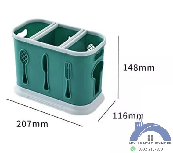 3-Grid Cutlery Holder