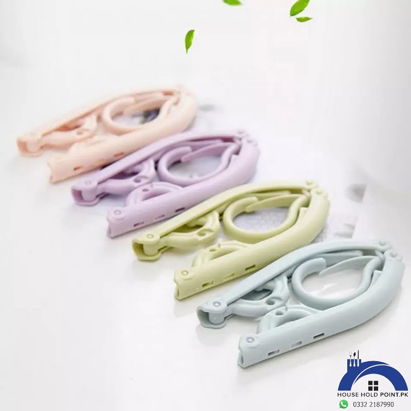 Folding Travel Clothes Hanger (Pack Of 2)