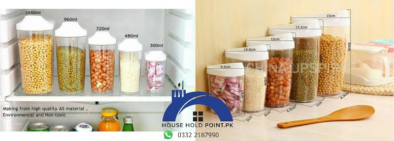 5pcs Food Container Set Plastic