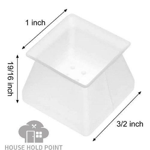 4pcs Silicone Chair Leg Covers (Square)