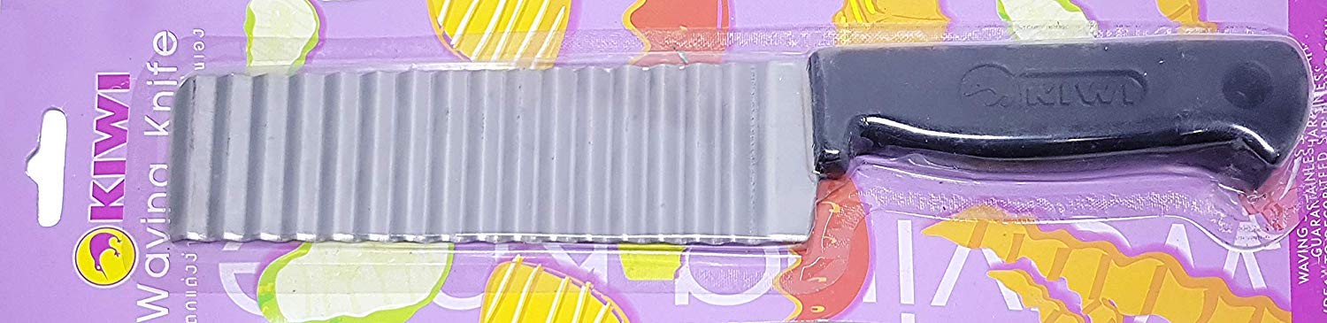 Wavy Knife Plastic Handle (Pack Of 2)