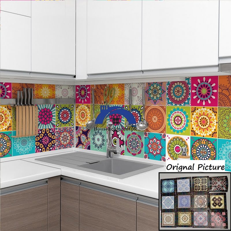 Pack Of 12 Tile Stickers Default Title