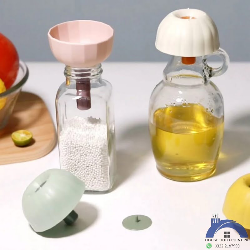 Silicone Funnel With Strainer