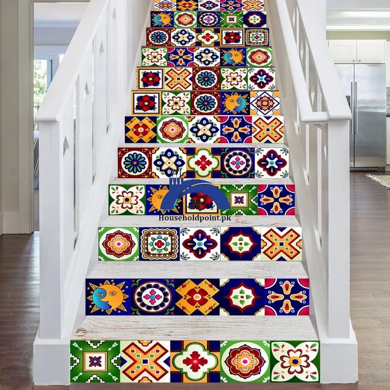 Pack Of 12 Tile Stickers