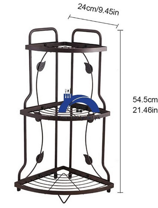 3 Layer Iron Corner Rack