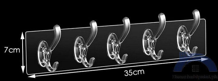 Transparent 5 Hanger Row Sticker (Pack Of 2)