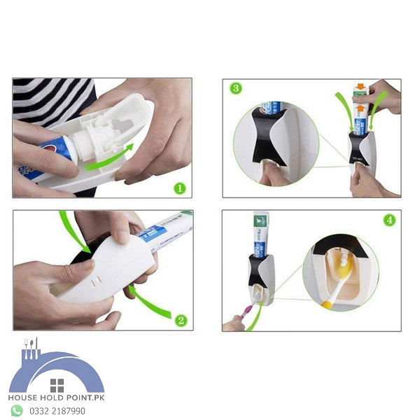 Toothpaste Dispenser With Brush Holder 2.0