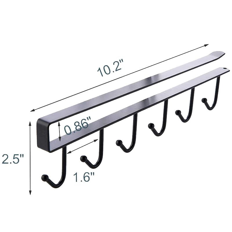 Under Cabinet Mugs Holder