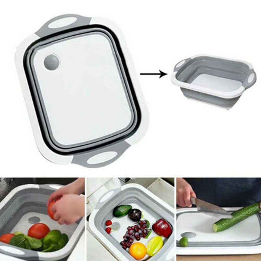 Folding Drain Basket Plus Cutting Board