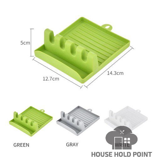 Plastic Spoon Rest (Pack Of 2)