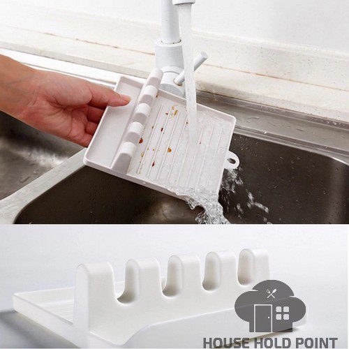 Plastic Spoon Rest (Pack Of 2)