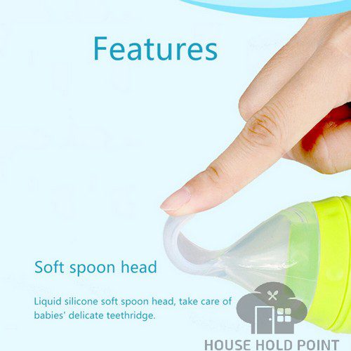 Baby Squeezing Feeding Spoon