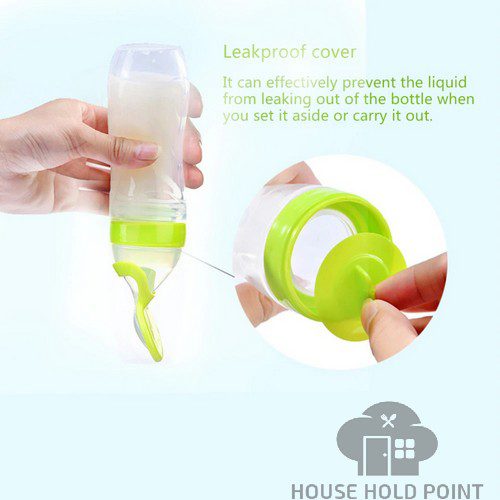 Baby Squeezing Feeding Spoon