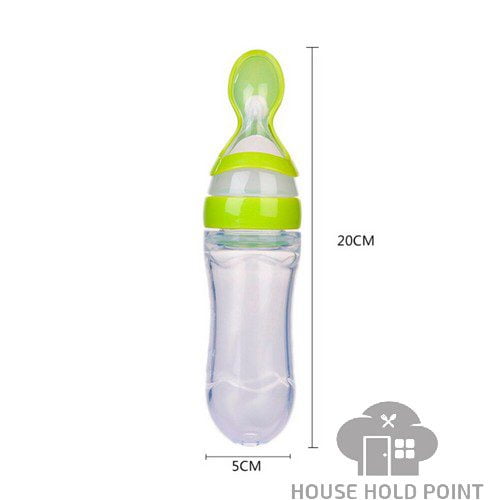 Baby Squeezing Feeding Spoon