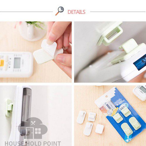 Stick On Remote Clips (Pack Of Two Pairs)