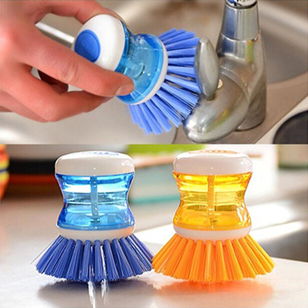Dishwasher Brush With Soap Dispenser (Pack Of 2)