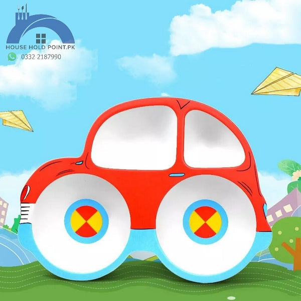 Melamine Baby Feeding Dish Car