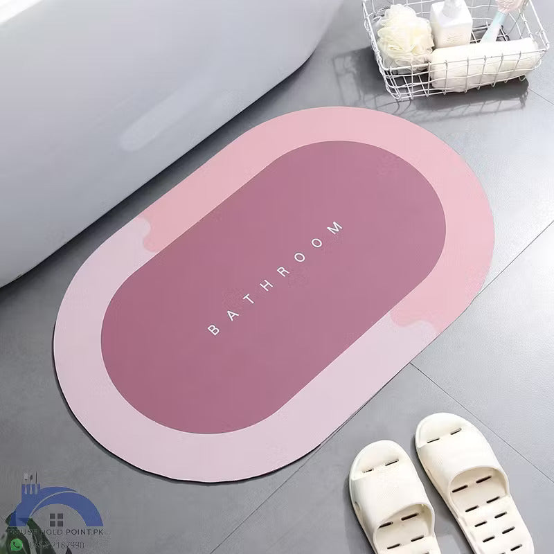 Super Absorbent Non-Slip Bathroom Floor Mat