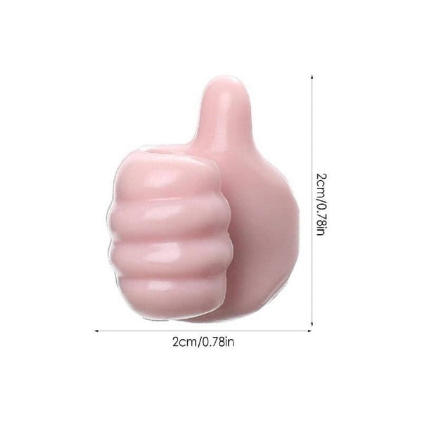 Creative Silicone Thumb Hooks (Pack of 10)