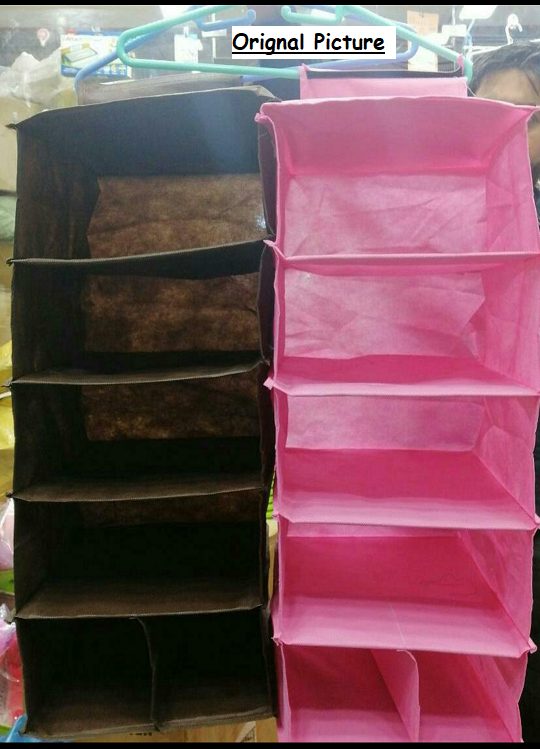 5 Section Hanging Organizer