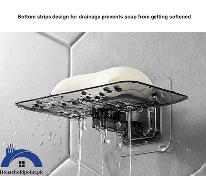 Stick On Acrylic Soap Dish New