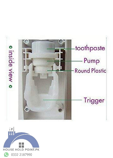Toothpaste Dispenser With Brush Holder
