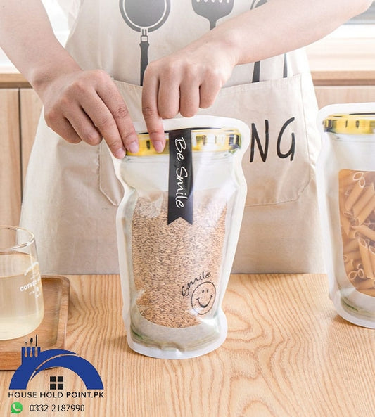 Zip Lock Air Tight Pouches (Pack of 3) Default Title