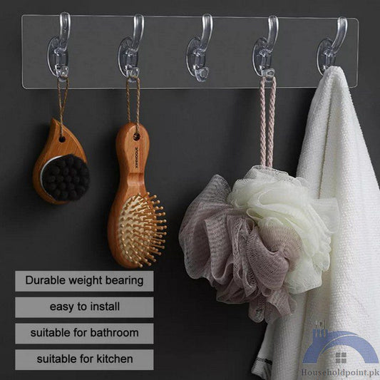 Transparent 5 Hanger Row Sticker (Pack Of 2) Default Title