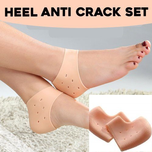 Silicone Anti Crack Heels (Pack Of 2 Pairs) Default Title