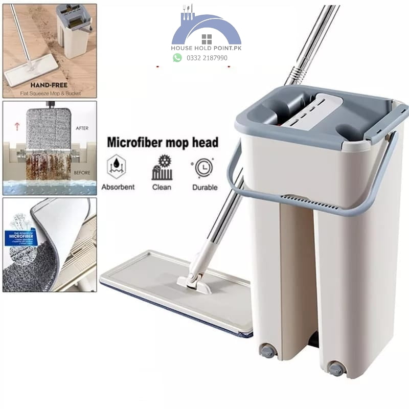 Flat Mop With Bucket