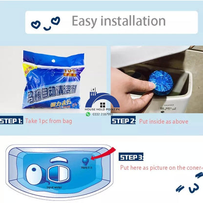Flush Toilet Cleaner Tablets 10Pcs