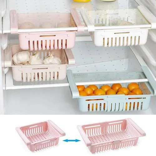 Expandable Basket For Fridge & Drawers (Pack Of 2) Default Title
