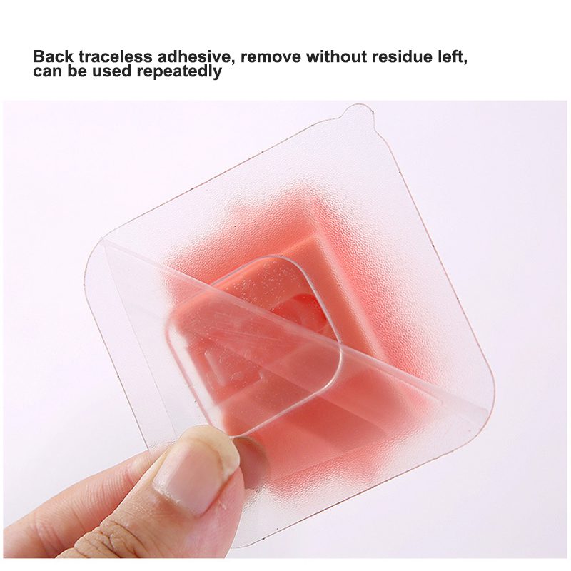 Stick On Broom Clip/ Holder (Pack Of 3)