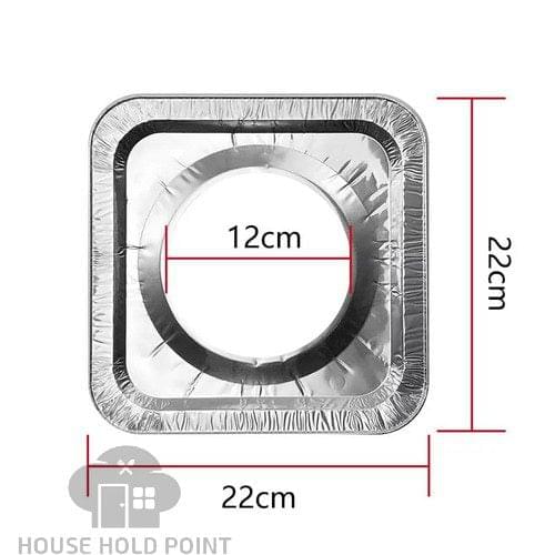 10pcs Aluminum Foil Square Stove Burner Covers