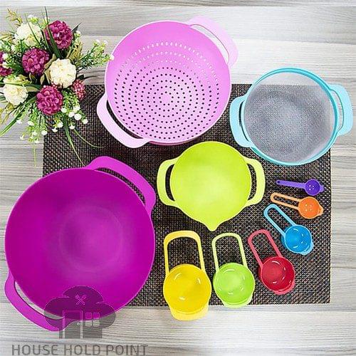 10pcs Mixing Bowl & Spoon Set