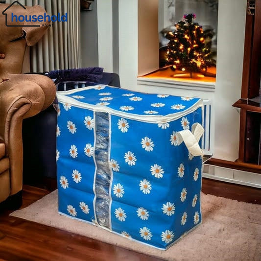 Jumbo Floral Non Woven Storage Bags 110 GSM