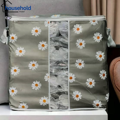 Jumbo Floral Non Woven Storage Bags 110 GSM