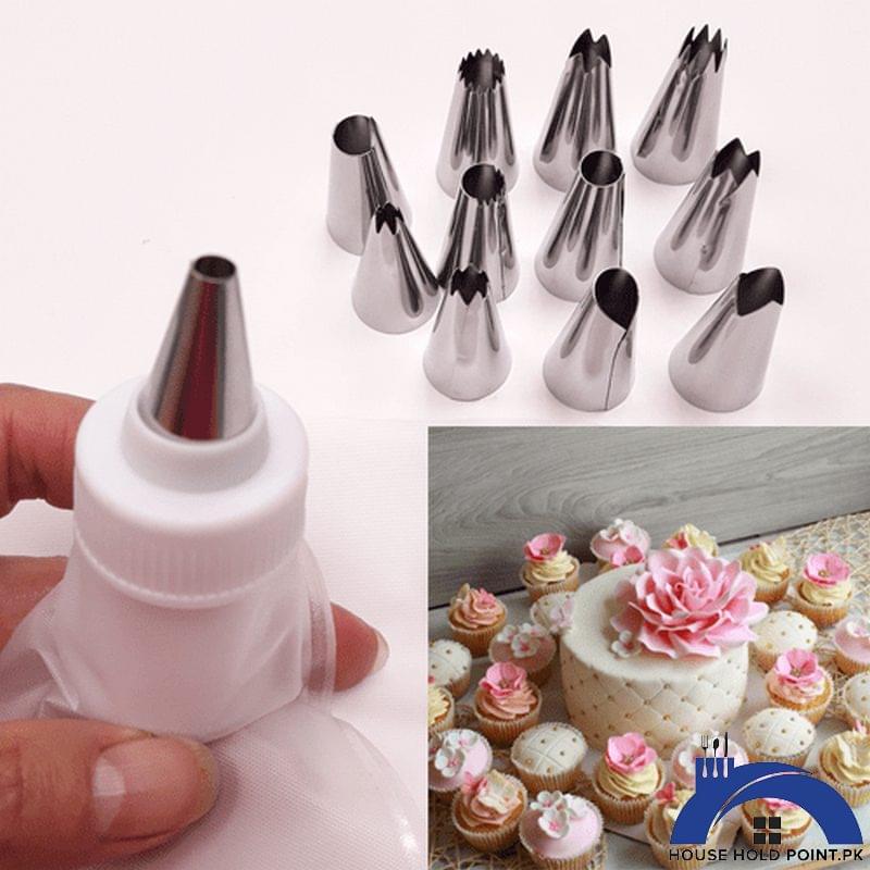 12Pcs Cake Decorating Nozzle Set