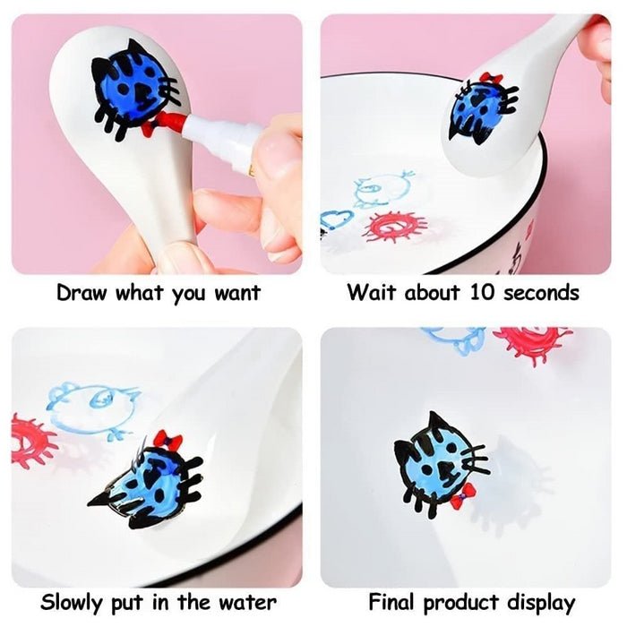 12Pcs Magic Marker Set With Spoon