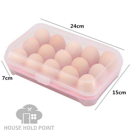 15 Grid Eggs Storage Box