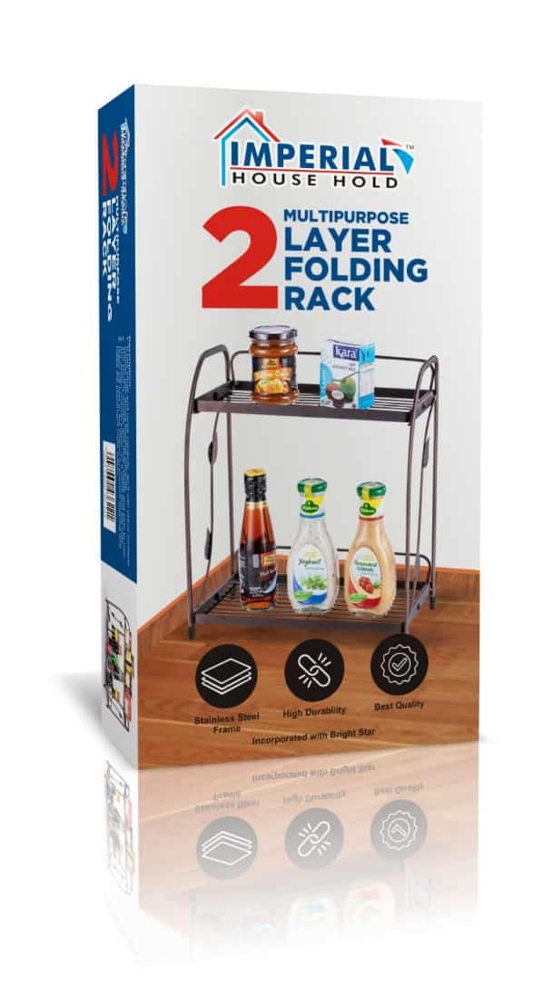 2 /3 Layers Iron Rectangle Rack Stand