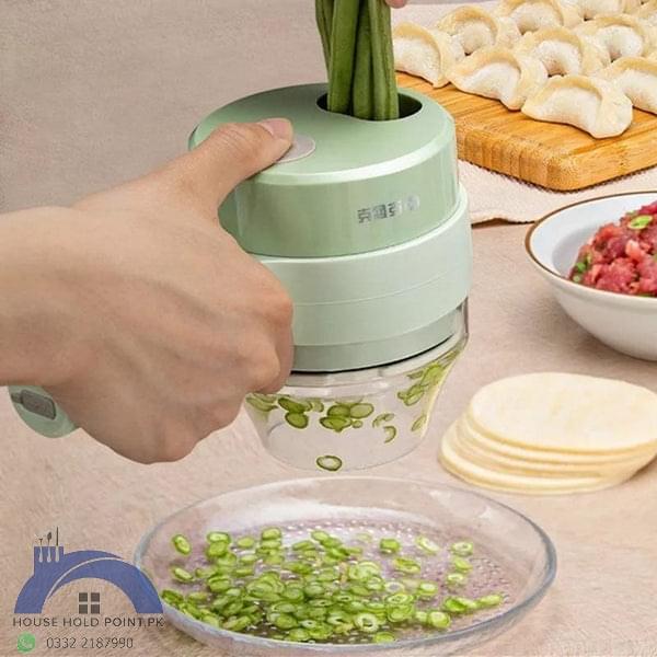 2 In 1 Handheld Mini Food Chopper Default Title