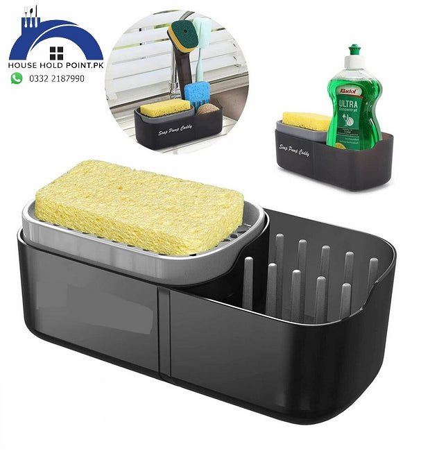 2 in 1 Sink Caddy & Soap Dispenser