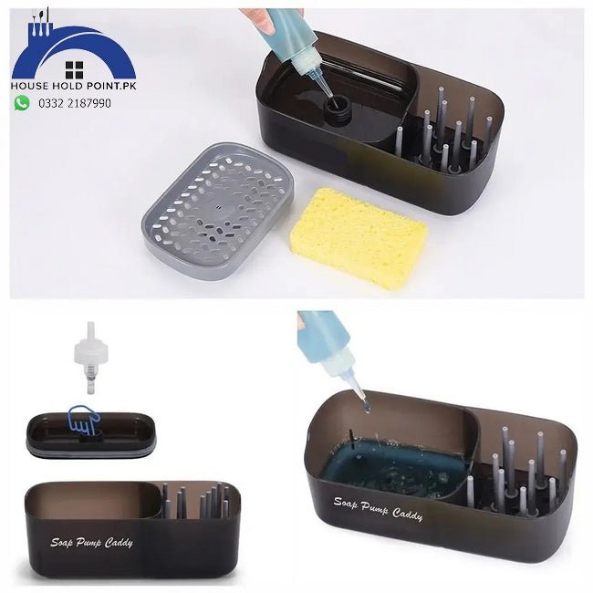 2 in 1 Sink Caddy & Soap Dispenser