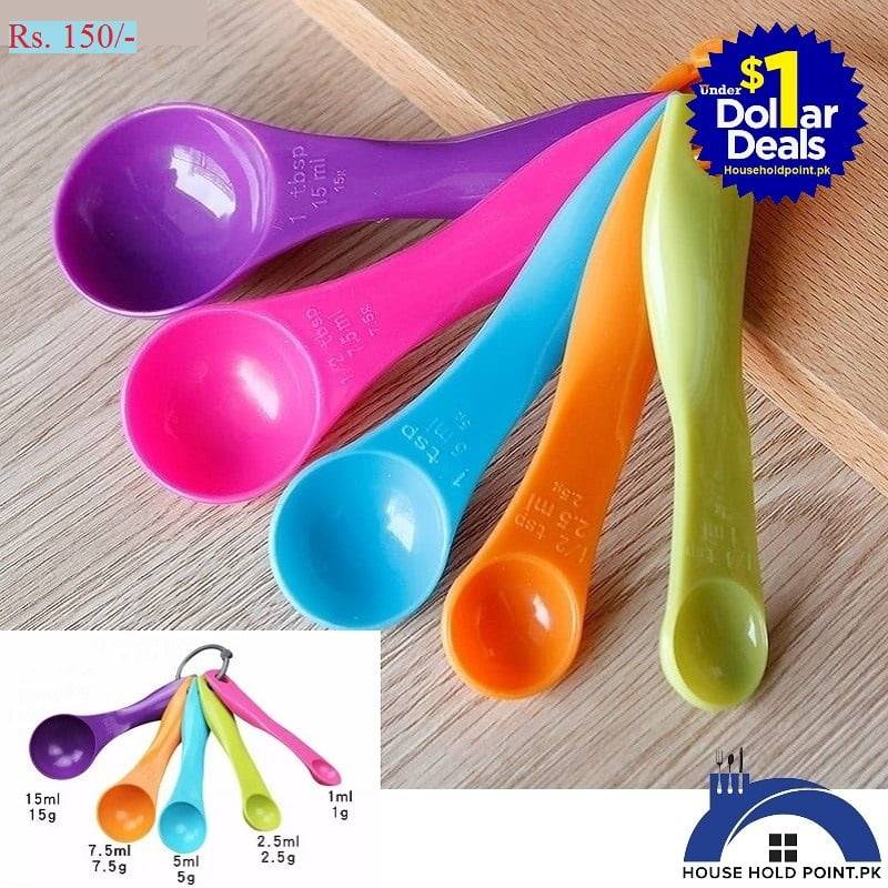 5Pcs Measuring Spoon Set Default Title