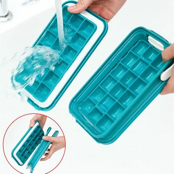 2 In 1 Folding Ice Cube Tray Bottle