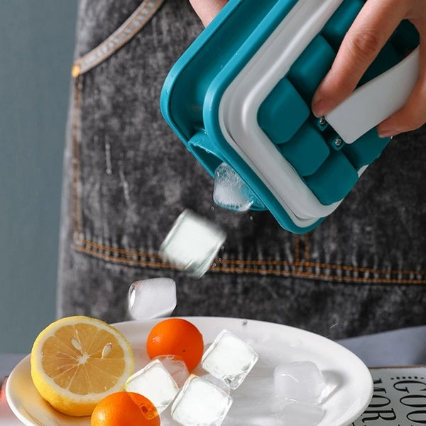 2 In 1 Folding Ice Cube Tray Bottle