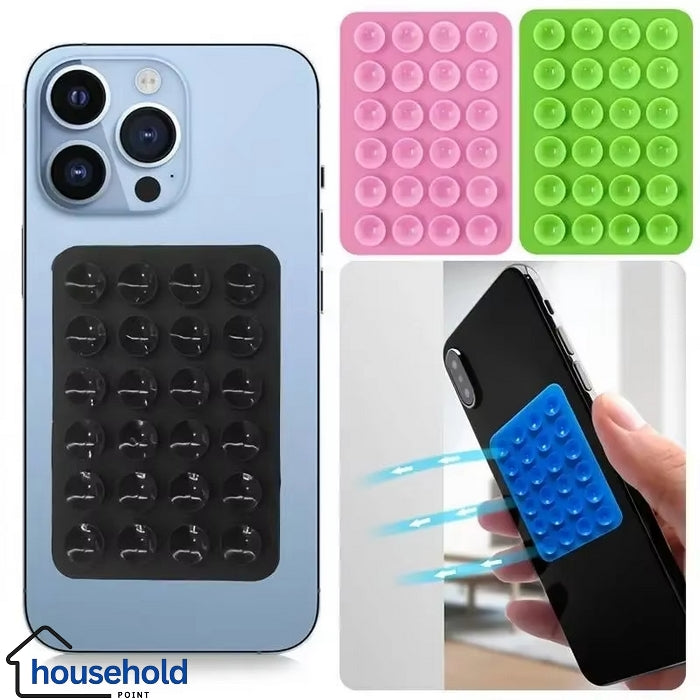 2Pcs Silicone Suction Mobile Phone Mat